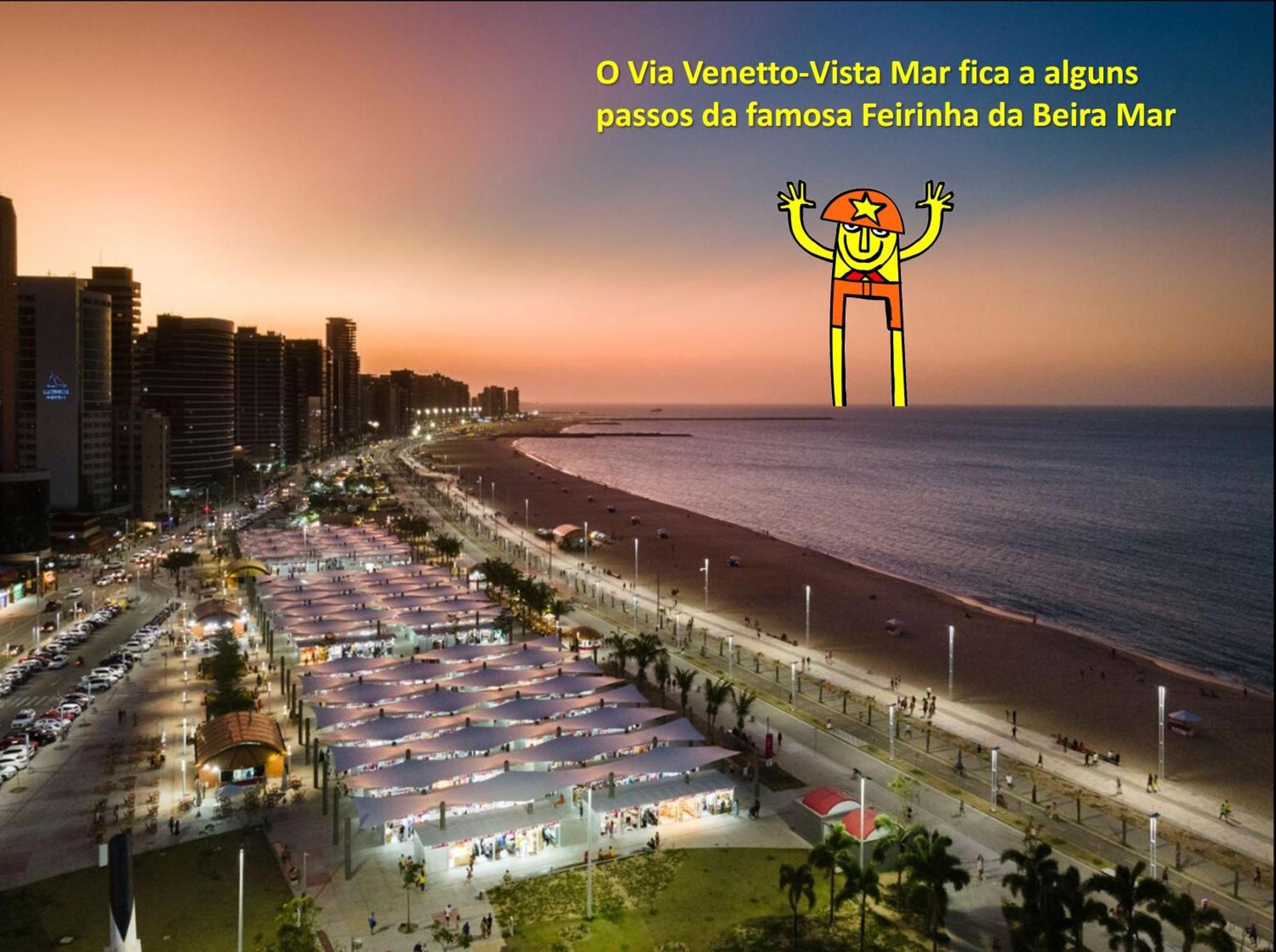 Via Venetto - Vista Mar Aparthotel Форталеза Екстериор снимка